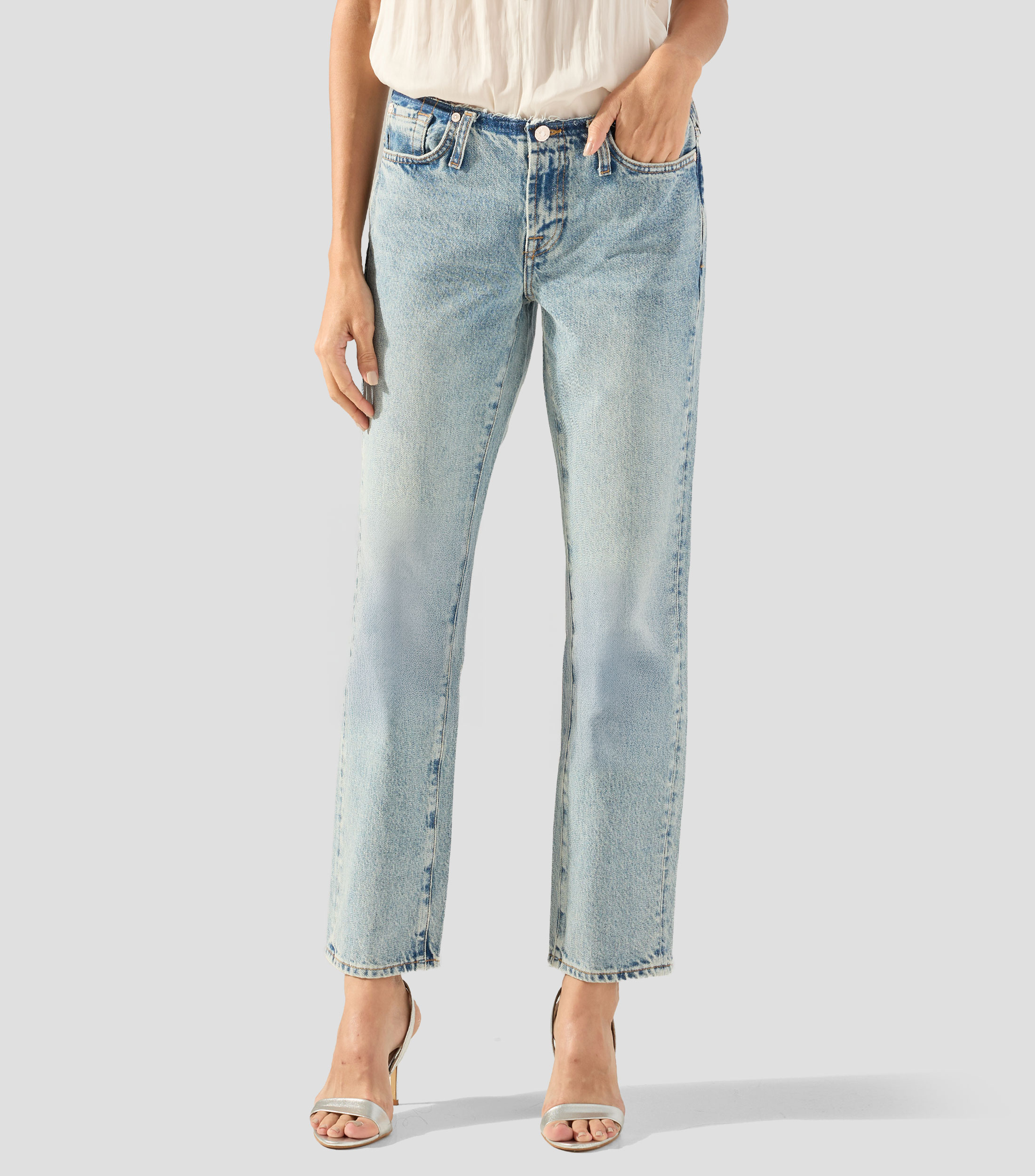 Jeans recto Mujer